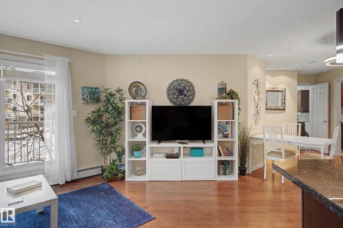 210 2204 44 Avenue, Edmonton, AB - Indoor Photo Showing Living Room
