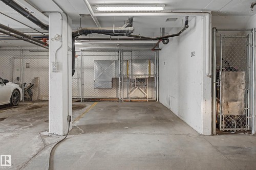 210 2204 44 Avenue, Edmonton, AB - Indoor Photo Showing Garage