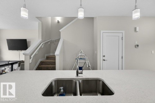 5052 Chappelle Road, Edmonton, AB - Indoor Photo Showing Kitchen With Double Sink