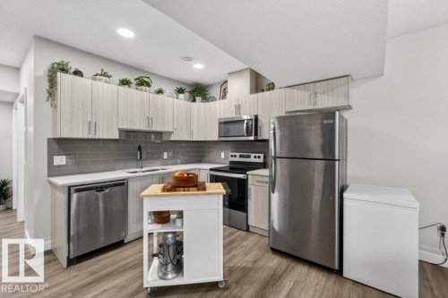 5052 Chappelle Road, Edmonton, AB - Indoor Photo Showing Kitchen With Stainless Steel Kitchen