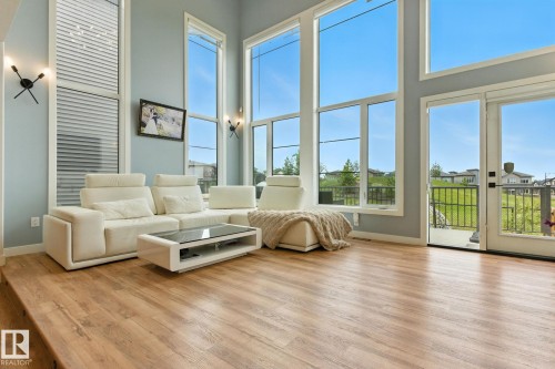 1048 Goldfinch Way, Edmonton, AB - Indoor Photo Showing Living Room