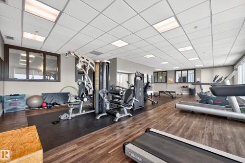 109 5151 Windermere Boulevard, Edmonton, AB - Indoor Photo Showing Gym Room