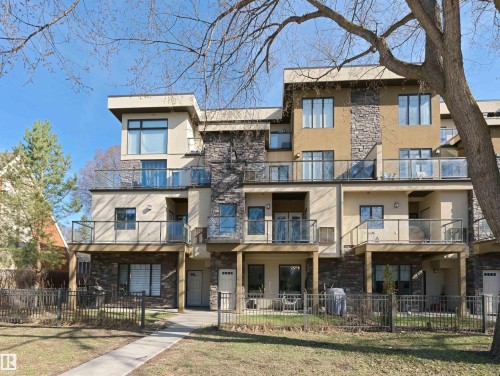 #13 11518 76 Av Nw, Edmonton, AB - Outdoor With Balcony With Facade