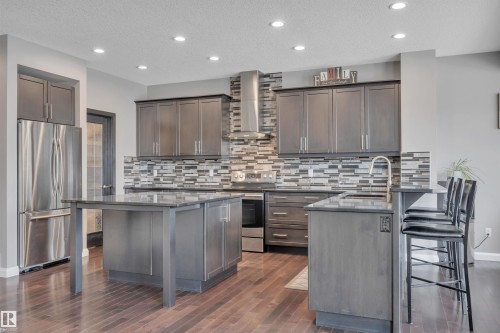 287 Sheppard Circle, Leduc, AB - Indoor Photo Showing Kitchen With Upgraded Kitchen