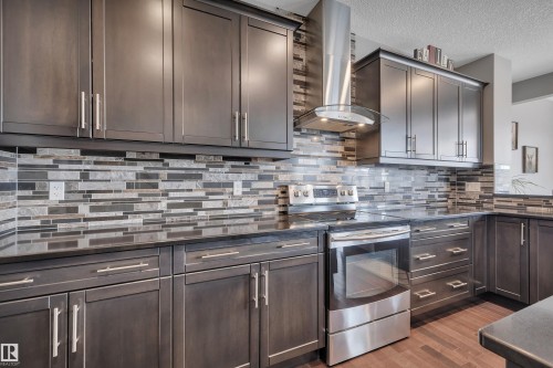 287 Sheppard Circle, Leduc, AB - Indoor Photo Showing Kitchen With Upgraded Kitchen