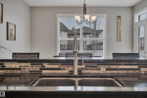 287 Sheppard Circle, Leduc, AB - Indoor Photo Showing Kitchen With Double Sink