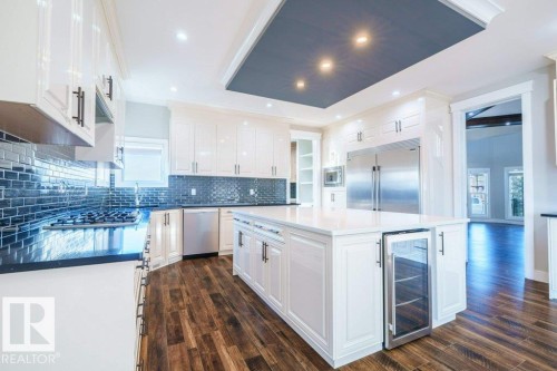 4408 39 Street, Beaumont, AB - Indoor Photo Showing Kitchen With Upgraded Kitchen