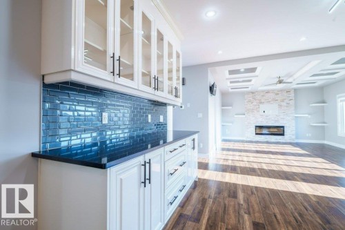 4408 39 Street, Beaumont, AB - Indoor With Fireplace