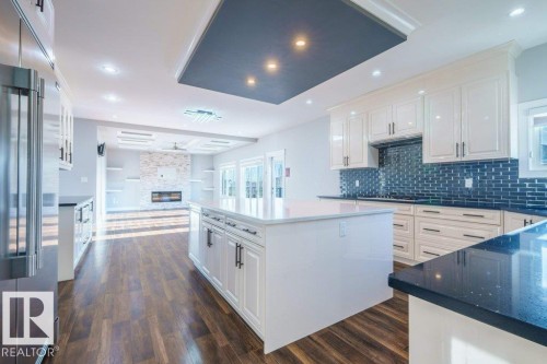 4408 39 Street, Beaumont, AB - Indoor Photo Showing Kitchen With Upgraded Kitchen