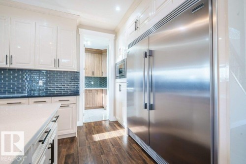 4408 39 Street, Beaumont, AB - Indoor Photo Showing Kitchen With Upgraded Kitchen