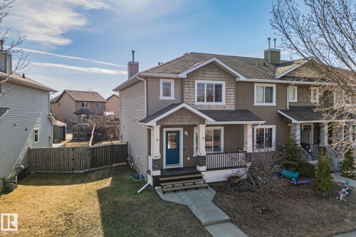 14 Allard Way, Fort Saskatchewan, AB - Outdoor With Deck Patio Veranda With Facade