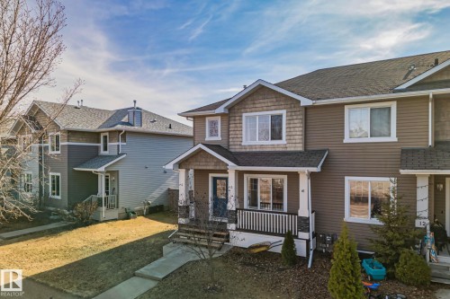 14 Allard Way, Fort Saskatchewan, AB - Outdoor With Deck Patio Veranda With Facade