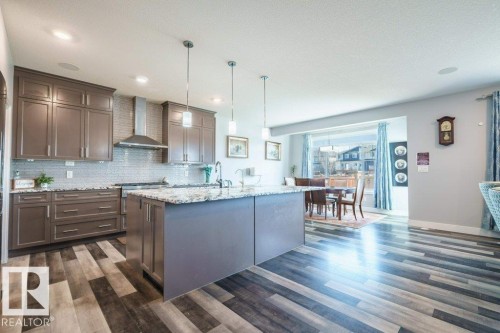 1603 158 Street, Edmonton, AB - Indoor Photo Showing Kitchen With Upgraded Kitchen