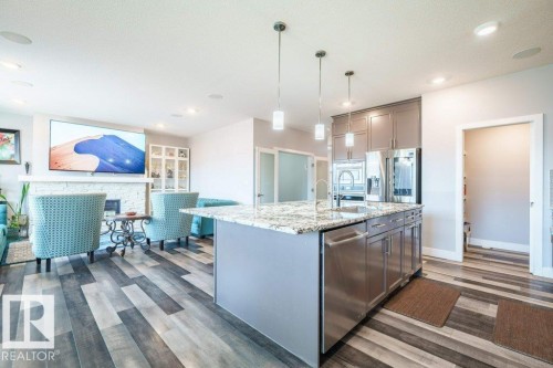 1603 158 Street, Edmonton, AB - Indoor Photo Showing Kitchen With Upgraded Kitchen