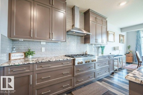 1603 158 Street, Edmonton, AB - Indoor Photo Showing Kitchen With Upgraded Kitchen