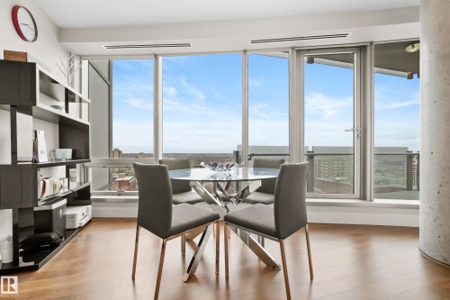 1901 11969 Jasper Avenue, Edmonton, AB - Indoor Photo Showing Dining Room