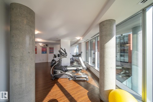1901 11969 Jasper Avenue, Edmonton, AB - Indoor Photo Showing Gym Room