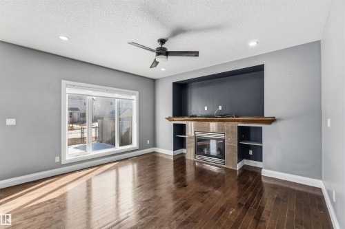 3563 14 Street, Edmonton, AB - Indoor With Fireplace