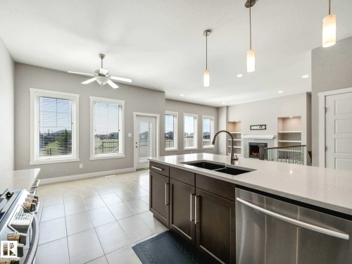 7515 173 Avenue, Edmonton, AB - Indoor Photo Showing Kitchen With Double Sink With Upgraded Kitchen