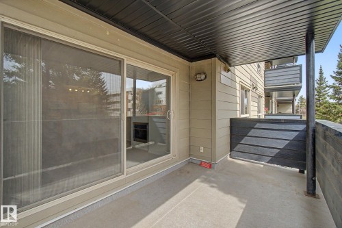 Large Private Balcony - 214 17011 67 Avenue, Edmonton, AB - Outdoor With Exterior