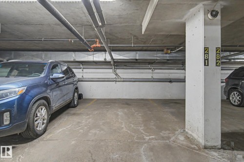 Titled Underground Parking - 214 17011 67 Avenue, Edmonton, AB - Indoor Photo Showing Garage