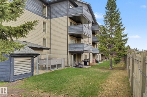 Unit Balcony with Fenced Property - 214 17011 67 Avenue, Edmonton, AB - Outdoor With Balcony