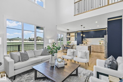 161 Graybriar Drive, Stony Plain, AB - Indoor Photo Showing Living Room