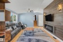 4109 44 Avenue, Stony Plain, AB  - Indoor Photo Showing Living Room With Fireplace 