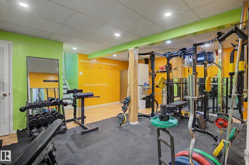 4109 44 Avenue, Stony Plain, AB - Indoor Photo Showing Gym Room
