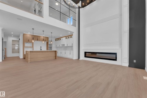 21 Axelwood Crescent, Spruce Grove, AB - Indoor With Fireplace