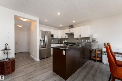 9538 Simpson Court, Edmonton, AB - Indoor Photo Showing Kitchen With Stainless Steel Kitchen