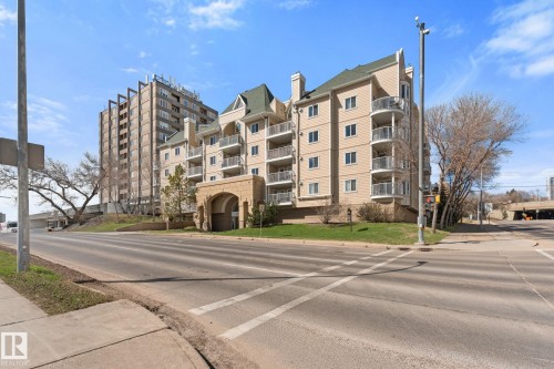 311 9640 105 Street, Edmonton, AB - Outdoor With Balcony With Facade