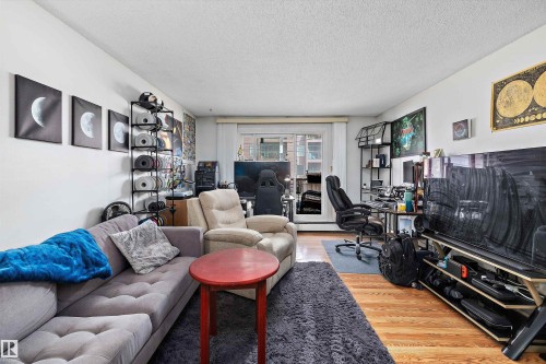 206 10529 93 Street, Edmonton, AB - Indoor Photo Showing Living Room