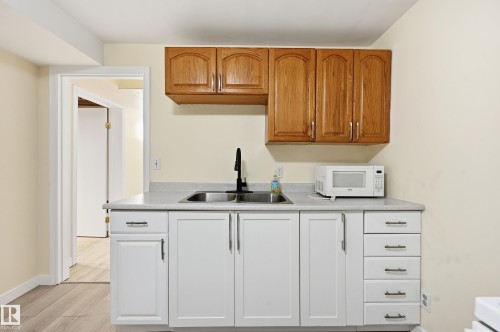 18424 96A Avenue, Edmonton, AB - Indoor Photo Showing Kitchen With Double Sink