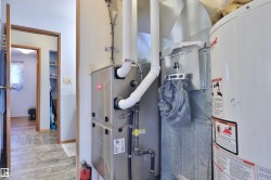 Mechanical room, new furnace - 