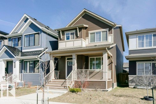 1529 Plum Circle, Edmonton, AB - Outdoor With Deck Patio Veranda With Facade