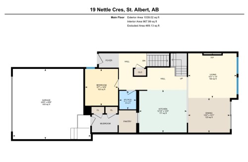 Floor plan - 19 Nettle Crescent, St. Albert, AB - Other
