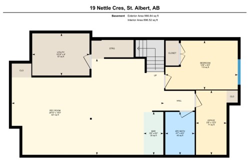 Floor plan - 19 Nettle Crescent, St. Albert, AB - Other