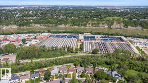 Residential neighborhood with tree-lined streets, established homes, and proximity to a significant river - 4508 109A Avenue, Edmonton, AB - Outdoor With View