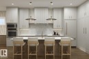 240 Hays Ridge Boulevard, Edmonton, AB  - Indoor Photo Showing Kitchen With Upgraded Kitchen 