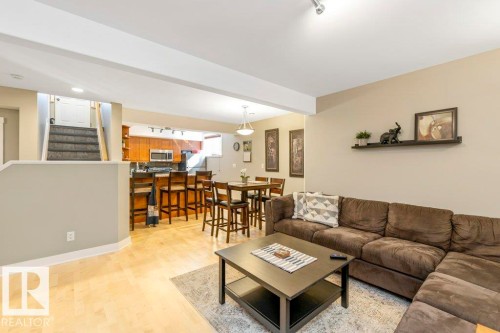 11030 122 Street, Edmonton, AB - Indoor Photo Showing Living Room