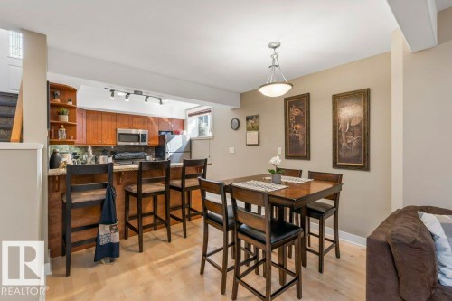 11030 122 Street, Edmonton, AB - Indoor Photo Showing Dining Room