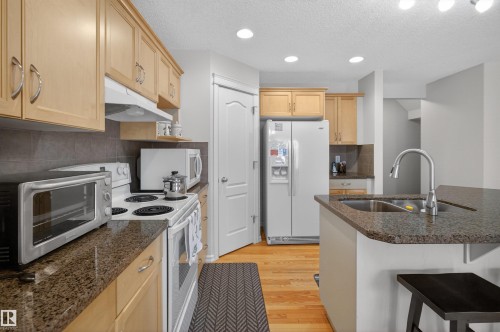 20707 56 Avenue, Edmonton, AB - Indoor Photo Showing Kitchen With Double Sink
