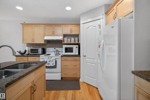 20707 56 Avenue, Edmonton, AB - Indoor Photo Showing Kitchen With Double Sink