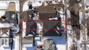 Aerial view showcasing the property's roofline and lot size - 12307 91 St Nw, Edmonton, AB  - Outdoor 
