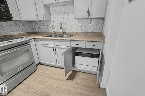 3317 107 Avenue, Edmonton, AB - Indoor Photo Showing Kitchen With Double Sink