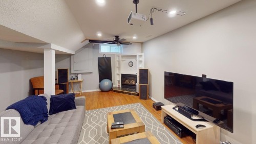 4116 55C Ave, Drayton Valley, AB - Indoor With Fireplace