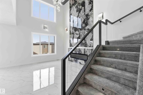 Stairs - 415 Pine Point(E), Leduc, AB - Indoor Photo Showing Other Room