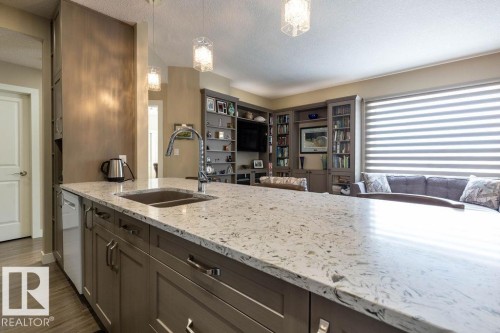 301 9707 105 Street, Edmonton, AB - Indoor Photo Showing Kitchen With Double Sink