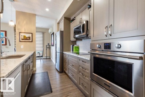 301 9707 105 Street, Edmonton, AB - Indoor Photo Showing Kitchen With Upgraded Kitchen